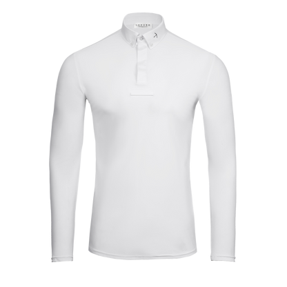 Laguso Mens Logan Logo White Show Shirt 