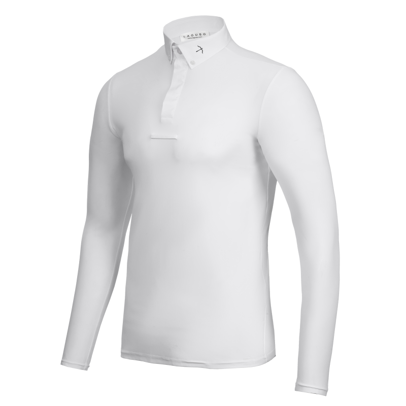 Laguso Mens Logan Logo White Show Shirt 