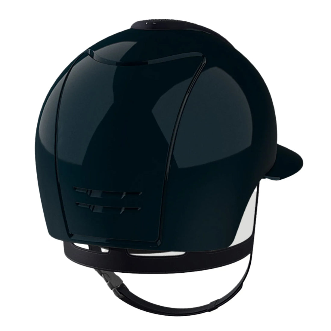 KEP Cromo 2.0 Polo Polish/Suede Nebula Riding Hat - Blue/Silver