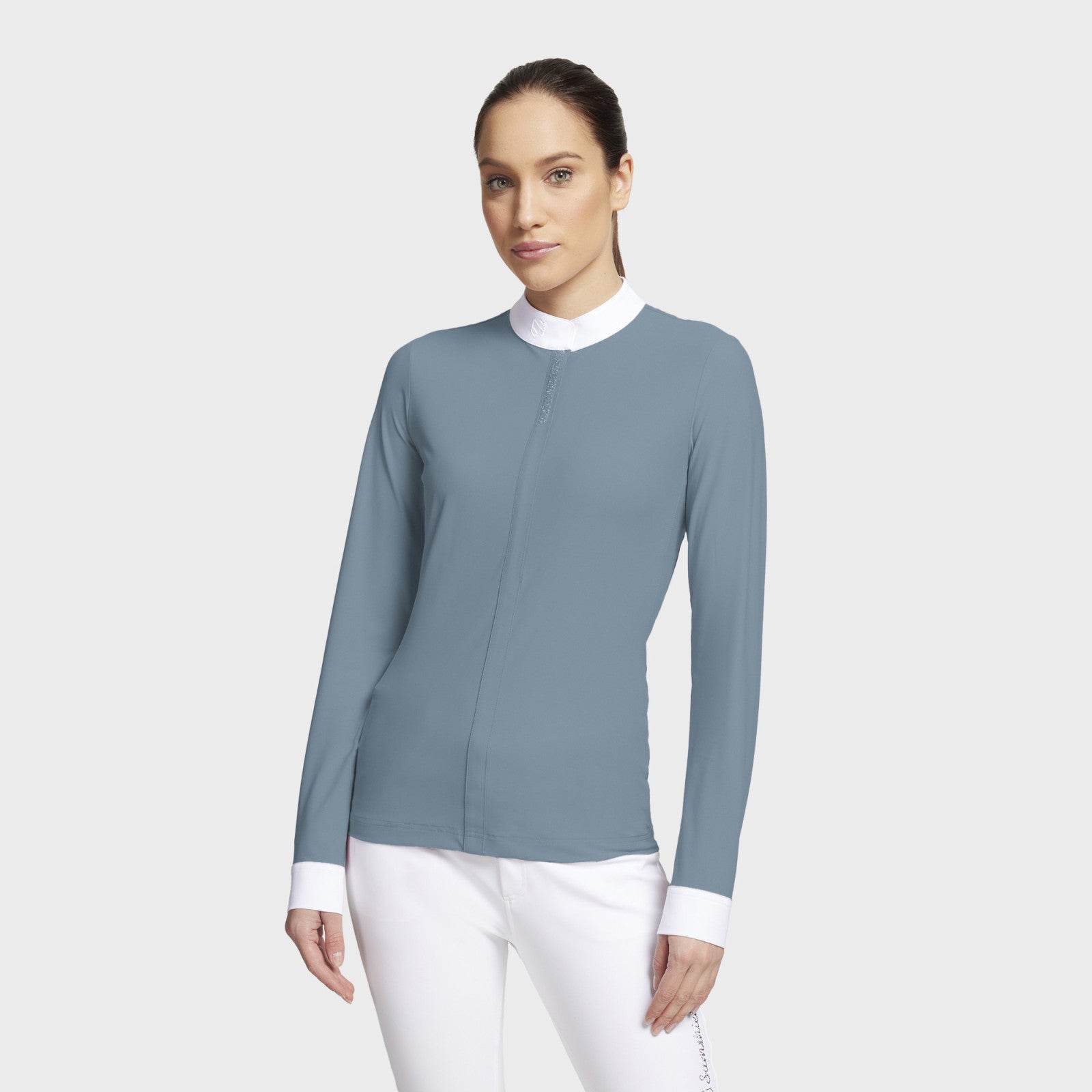 Roxane premium Dust Blue Show Shirt