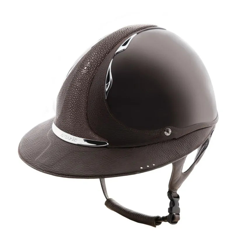 Antares Shagreen Premium Glossy Strass Eclipse Helmet