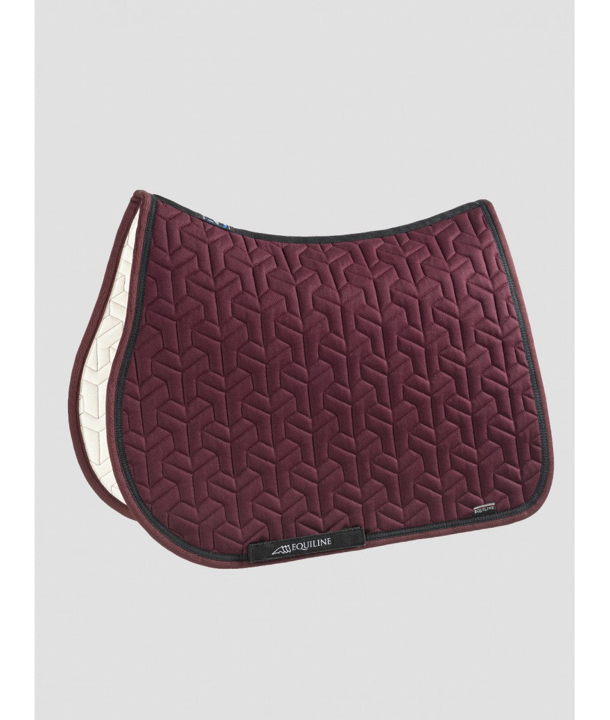 Equiline Icely Burgundy Jumping Saddle Pad
