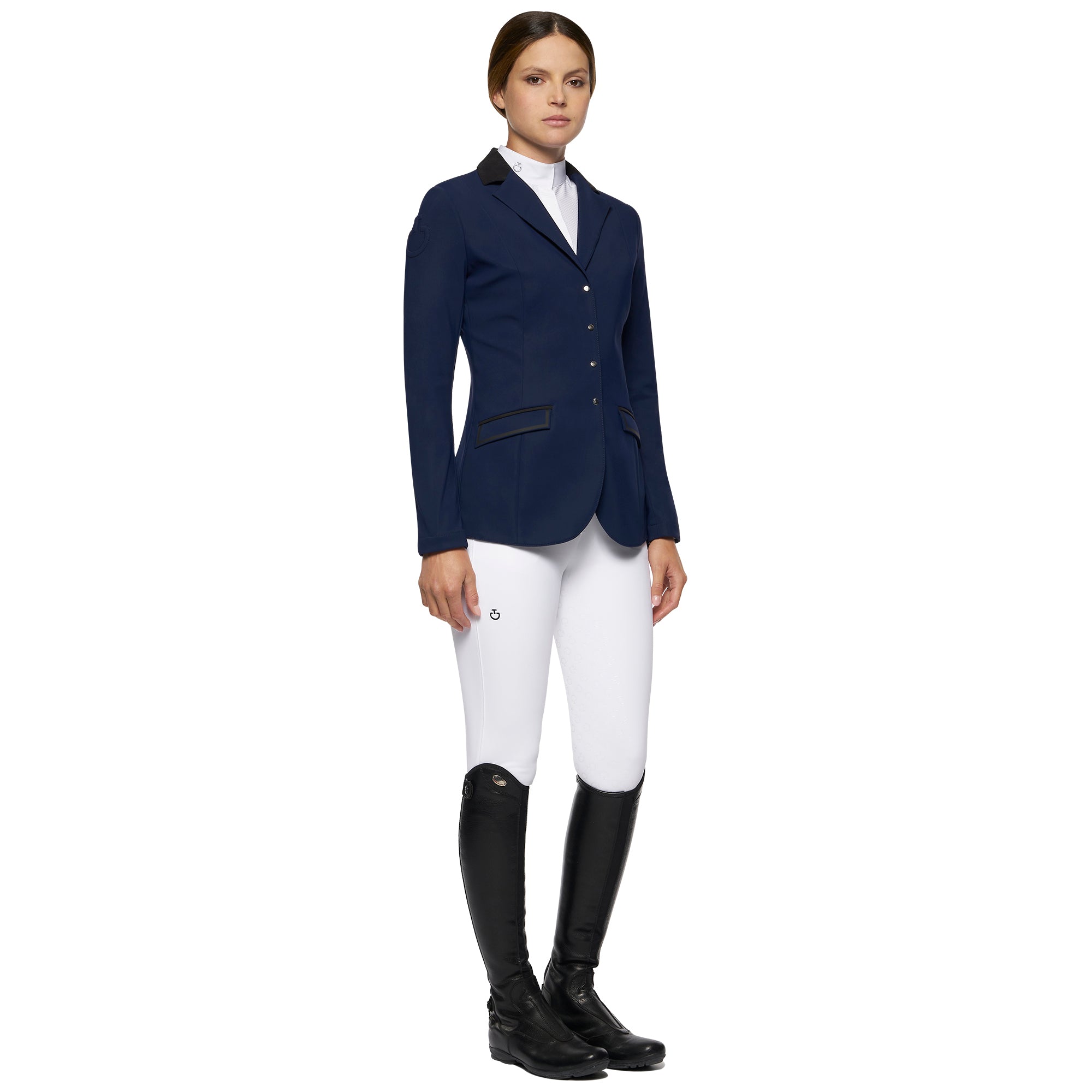 Cavalleria Toscana Royal Navy Blue lightweight zip jersey jacket