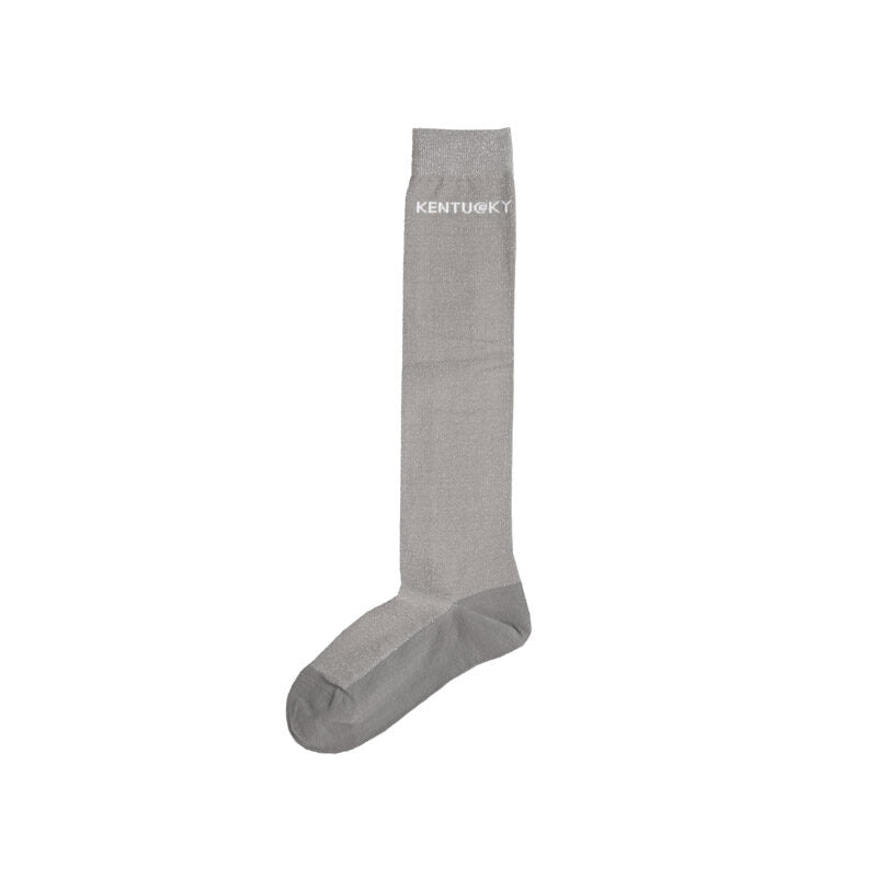Kentucky socks are knee high stretchy riding socks. Made with a thin material, elastic around the top to stop slipping, and a slightly thicker material on the sole of the foot for durability. 