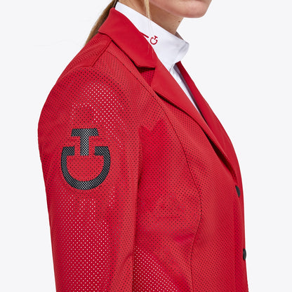 The new perforated revo show jacket from Cavalleria Toscana’s Revolution collection. 