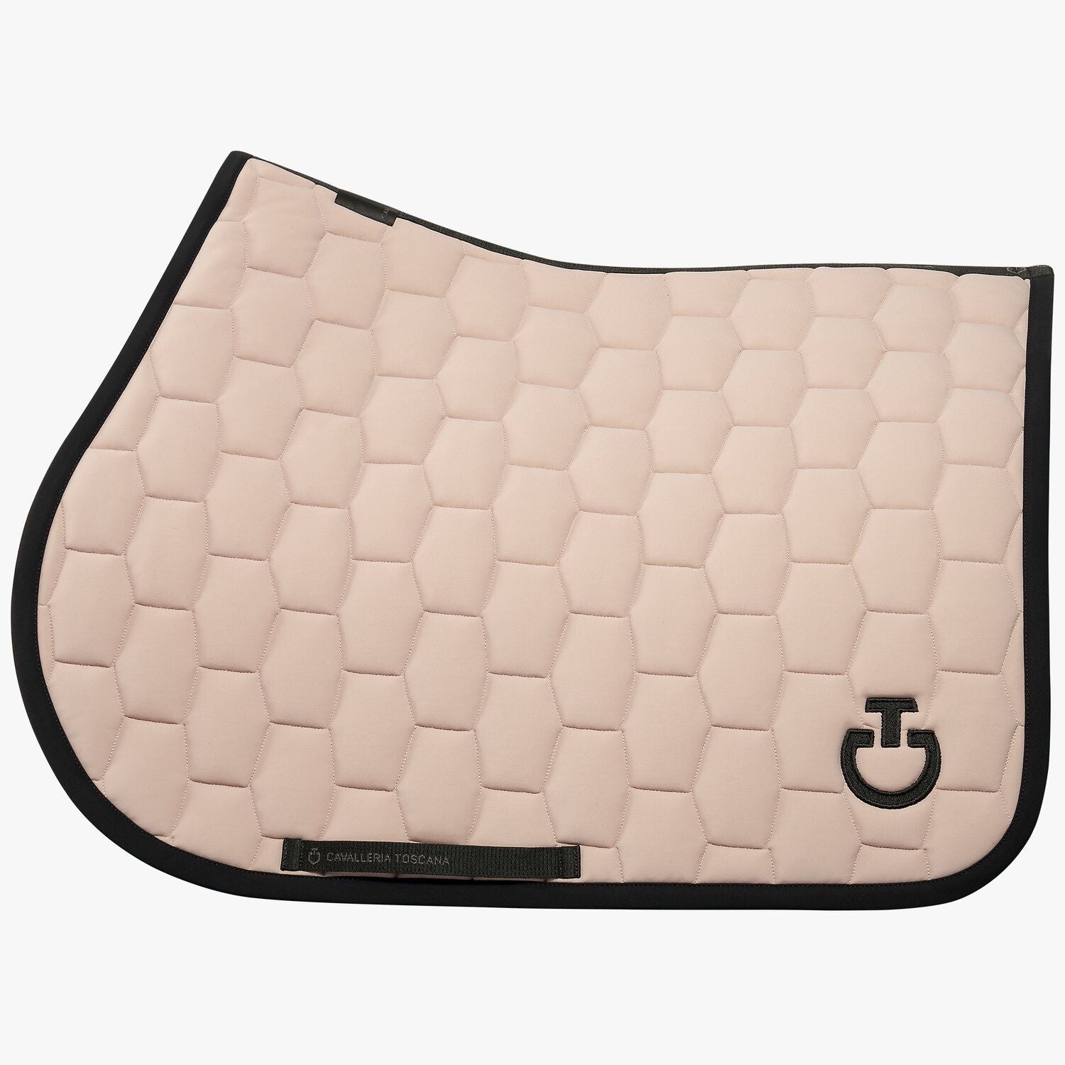 Cavalleria Toscana Cipria Pink Quilted Geometric Jumping Saddle Pad