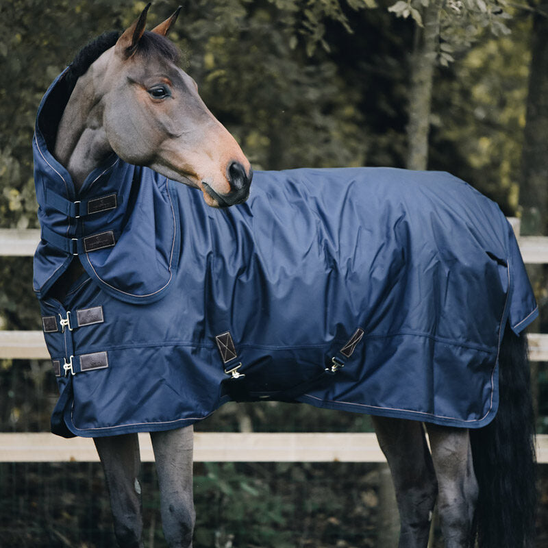 The Kentucky Turnout Rug All Weather 160gm  Resistant To All Weather Conditions 1680 Denier High Tenacity Polyester Super Waterproof Protection 160g Filling Lined with soft faux fur Neck Sold Separately