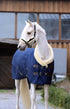 Kentucky navy show rug with fur lining