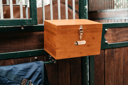 The Stable Tack Box is a very luxurious storage that will allow you to store all your essential equipment close to your horse. Great for stay away shows or just in your own yard. The Stable Tack Box keeps everything close by.