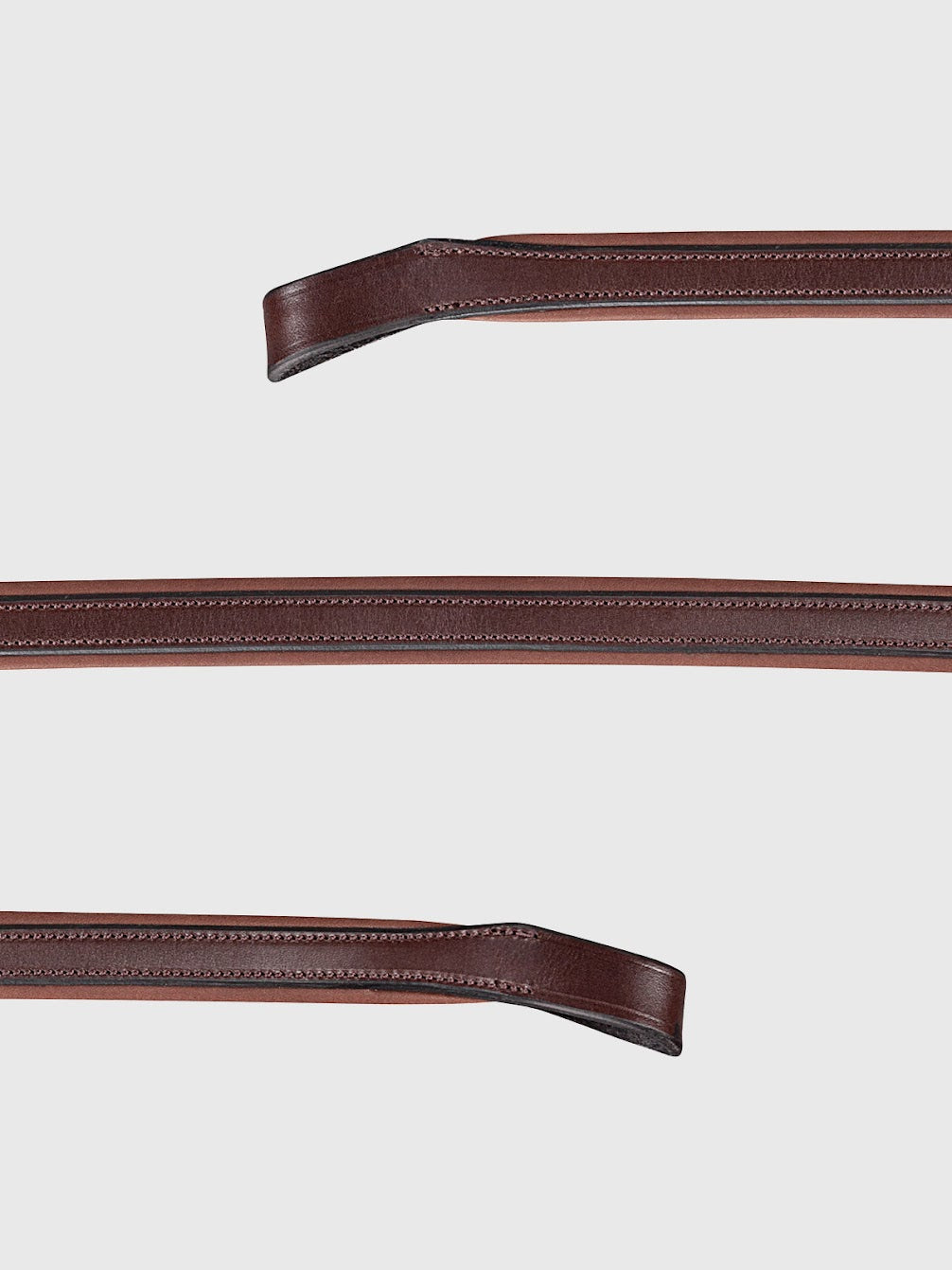 The Equiline brown browband made in stunning Italian leather. This browband is lined with brown padding giving this piece a two tone brown effect for a classy look and also offers maximum comfort for your horse.