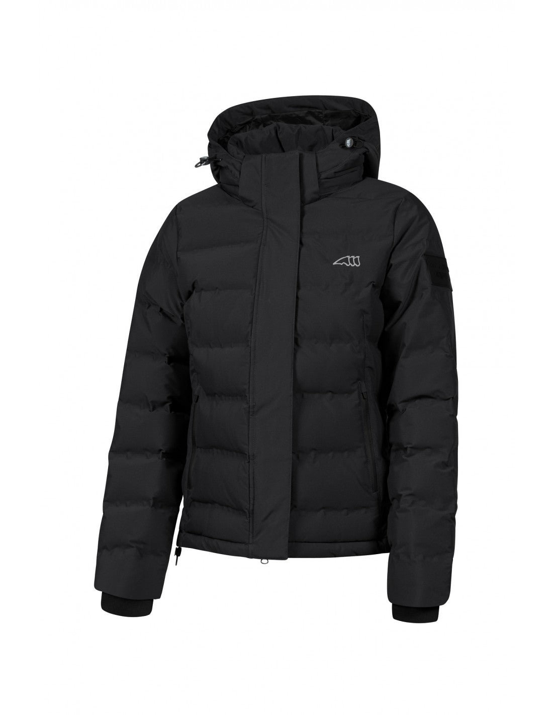 The Equiline Cagec Padded Jacket is practical and Stylish.  This cosy, warm jacket is water repellant and offers ribbing on the cuffs for wind protection. Made with thermal lining and paired with a 2 way front zip, this jacket is sure to keep you warm this winter.  Available in Black &amp; Cobalt Blue.