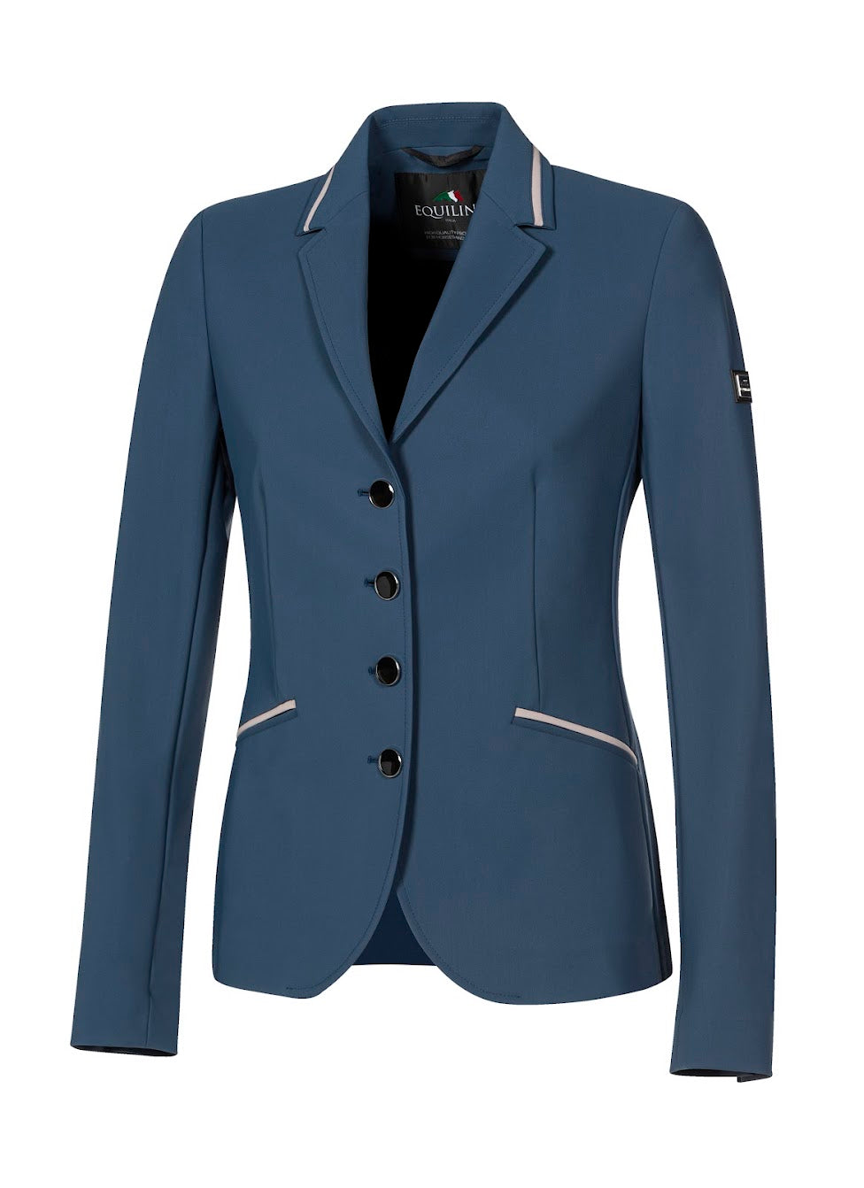 Reduced! Equiline Giacca Contrast trim Diplomatic Blue Show Jacket
