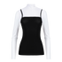 The Laguso Savana show shirt with block colouring in monochrome. This is a super flattering competition shirt made in a breathable and stretchy material.  