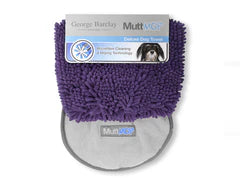 The George Barclay, MuttMOP® Deluxe Dog Towel, removes dirt and water easily from your dog’s coat. It’s the ideal accessory for drying your dog after a woodland walk, forest trail or coastal stroll.