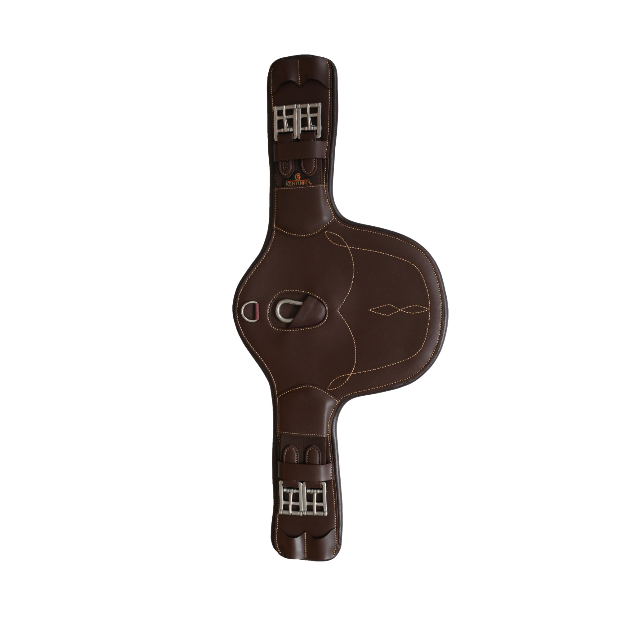 The Kentucky Short Stud Girth is anatomically shaped; Offering comfort and safety when jumping, while limiting the risk of injuries caused by horseshoes or studs. Specially shaped to follow the horse’s natural movement, it offers both comfort and freedom. The girth relieves the shoulders and elbows, allowing the horse breathe easily while still limiting the risk of injuries. 