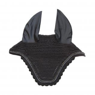 Kentucky Wellington Stone and Pearl Fly Vale Matches the Kentucky pears dressage and jumping saddle pads. These luxury ears have a scalloped glitter edge with row self coloured crystals to add a finishing touch. 