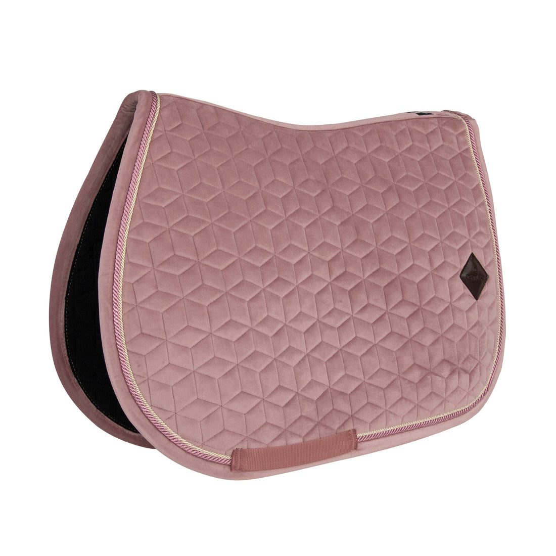 The Saddle Pad Basic Velvet is shaped for jumping and provides excellent cushioning between the horse’s back and the saddle while protecting against friction.