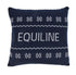 The Natalizio Christmas cushion is part of Equiline’s new homeware range. This beautiful two tone cushion cover comes in navy and is finished with a stunning festive design.  Measurements: 50x50cm
