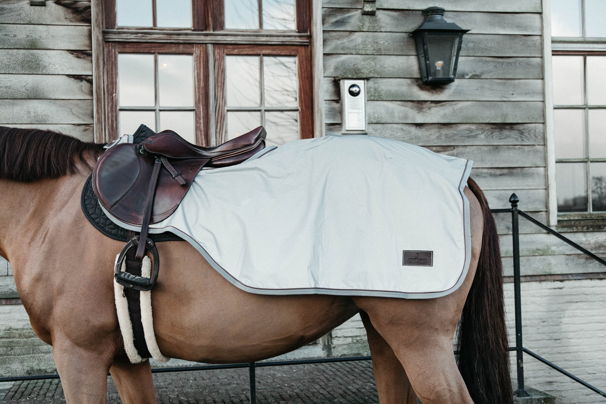 Kentucky Reflective Riding Rug     Protect your horse in poorly lit circumstances with our reflective riding rug, even in heavy rainfall. 