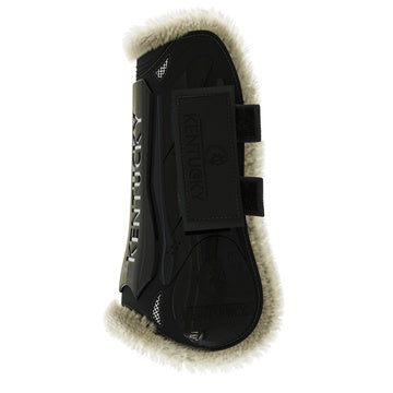 Kentucky Vegan sheepskin Tendon Boots Bamboo Shield with Velcro fastening are now available following years of research and development. The Kentucky Bamboo Shield Replaces the Kentucky Tendon Boot. 