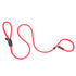 Dogs and Horses classic rolled leather dog slip lead, in traditional or vibrant contemporary colours, handmade in England.  The thickness (gauge) is 10mm, constructed with a 6mm pre-stretched polyester cord around which we wrap, glue and stitch the soft leather. The internal rope is made for sheet and halyard use by yachtsmen - which means it won&