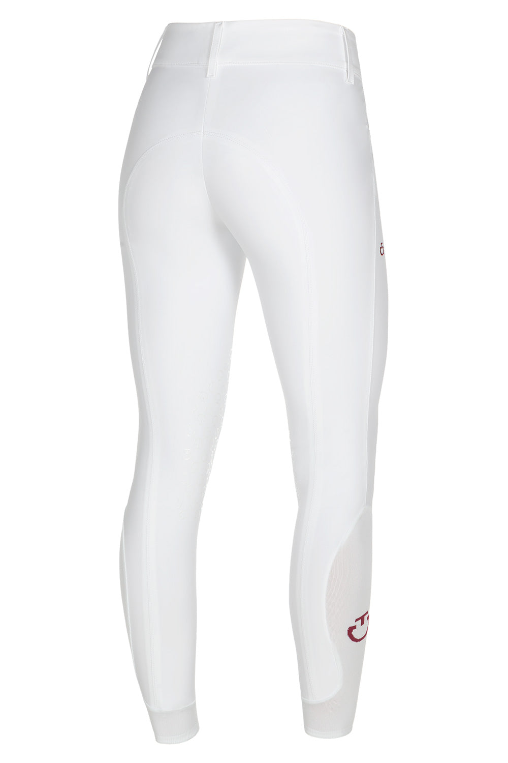 The Cavalleria Toscana American breeches encapsulates everything CT has to offer. The gorgeous knitted fabric is extremely comfortable and stretchy whilst elegant. The wider waistband gives a modern updates look.  These American breeches come with the iconic Cavallerria Toscana knee grip
