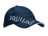 Equiline cotton logo caps with Equiline embroidered logo and 3 horses. Fully adjustable 