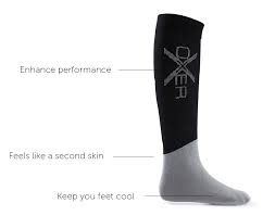 OXER riding socks have developed a range of sock by riders for riders.  They believe their socks enhances your performances so you can reach the highest potential. Made and woven with the finest quality materials available, this offers you the best comfort possible whilst riding and on the yard. Oxer strives to manufacture and offer the most durable and comfortable horse riding socks available.